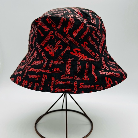 Snap On Tools Black and Red Logo Bucket Hat New Without Tags - Picture 4 of 8